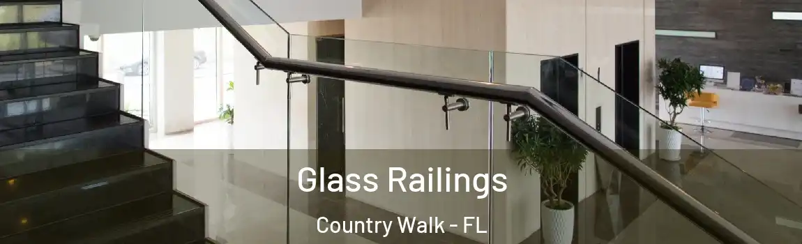 Glass Railings Country Walk - FL